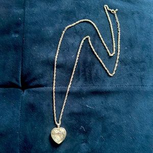 Tassel heart chain necklace